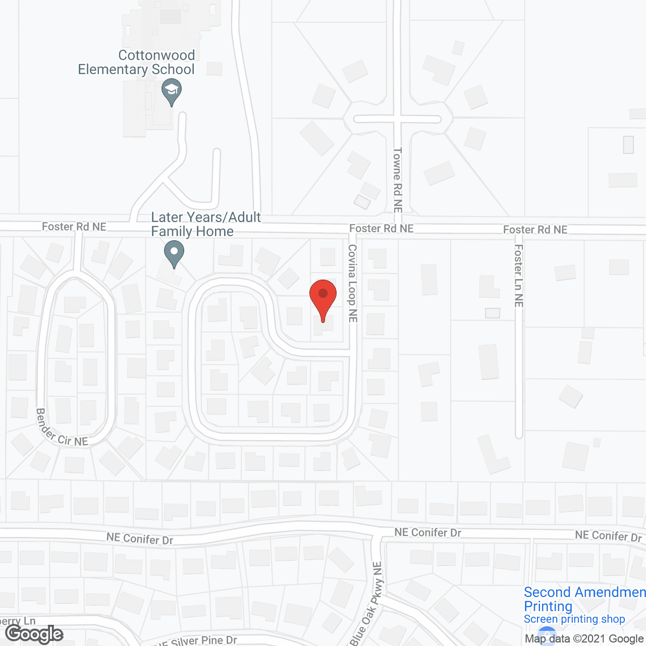 Foster Meadows Adult Family Home in google map