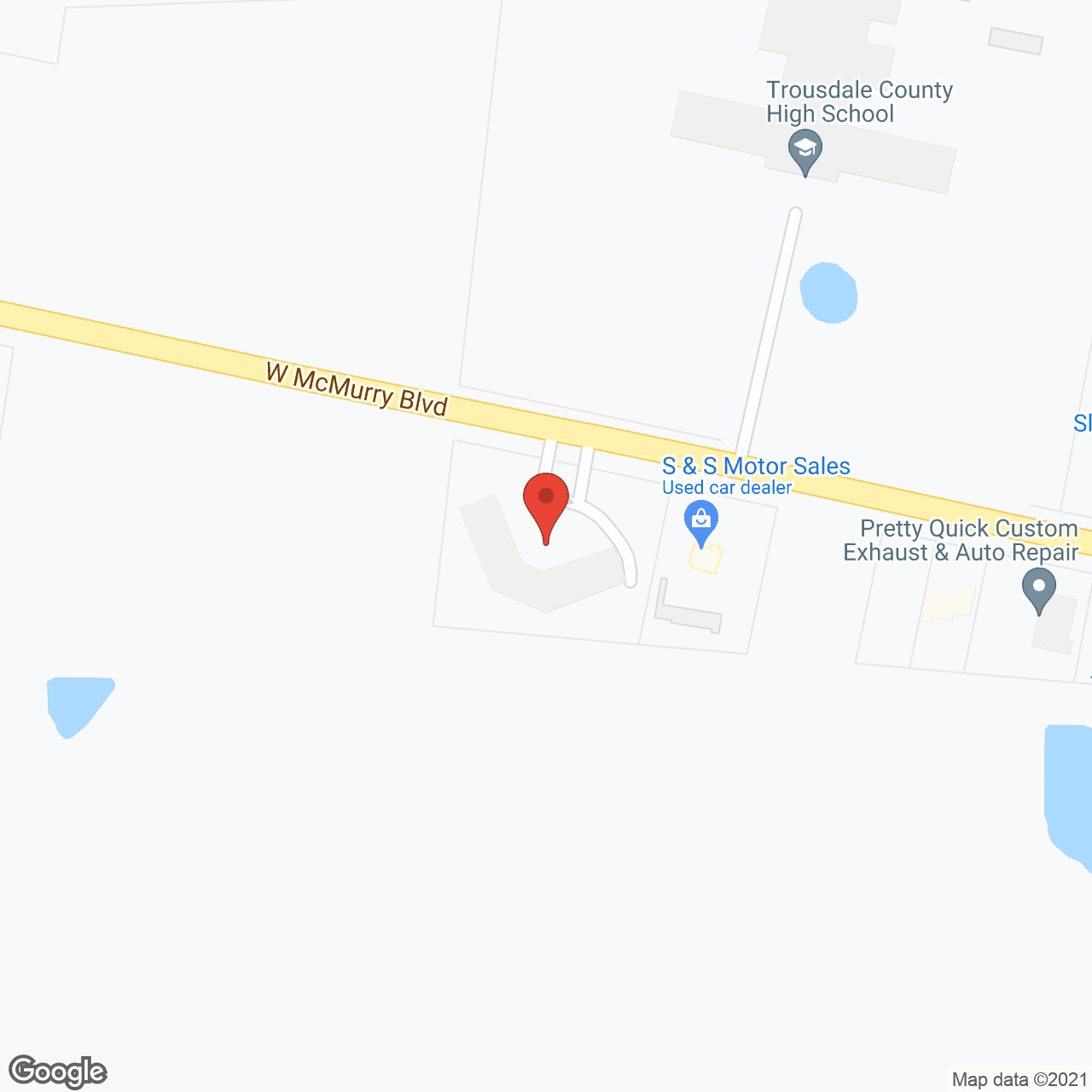 Trousdale Senior Living Center in google map