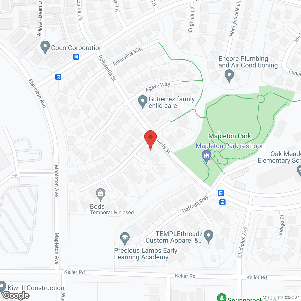 Murrieta Maples Residential Care Facility for the Elderly in google map