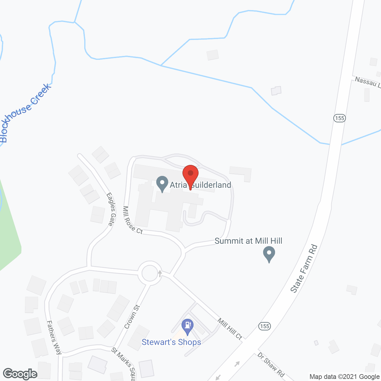 Peregrine Guilderland in google map