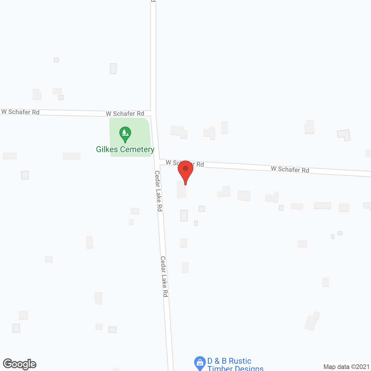 Hughes Care Home in google map