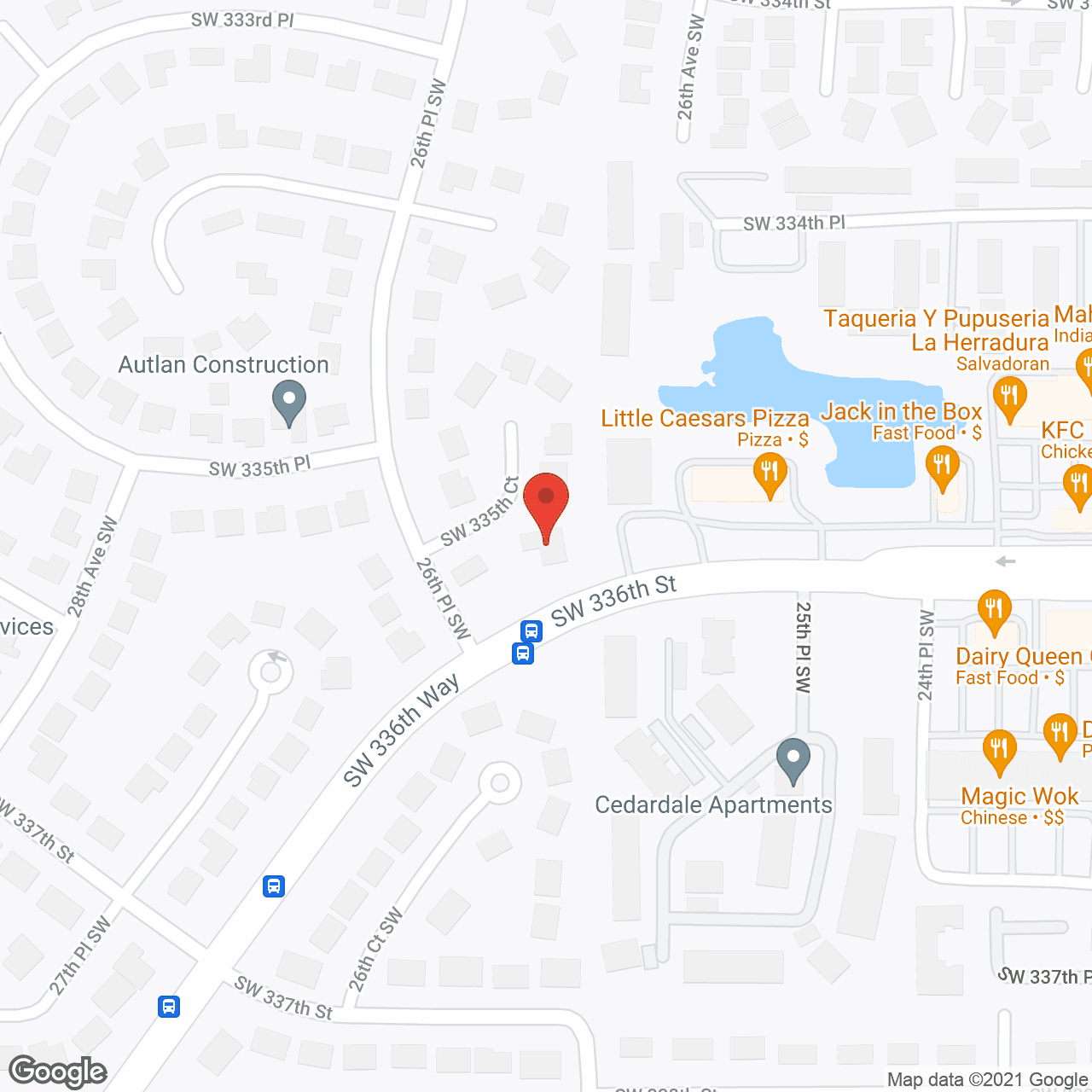 Agape Adult Family Home in google map