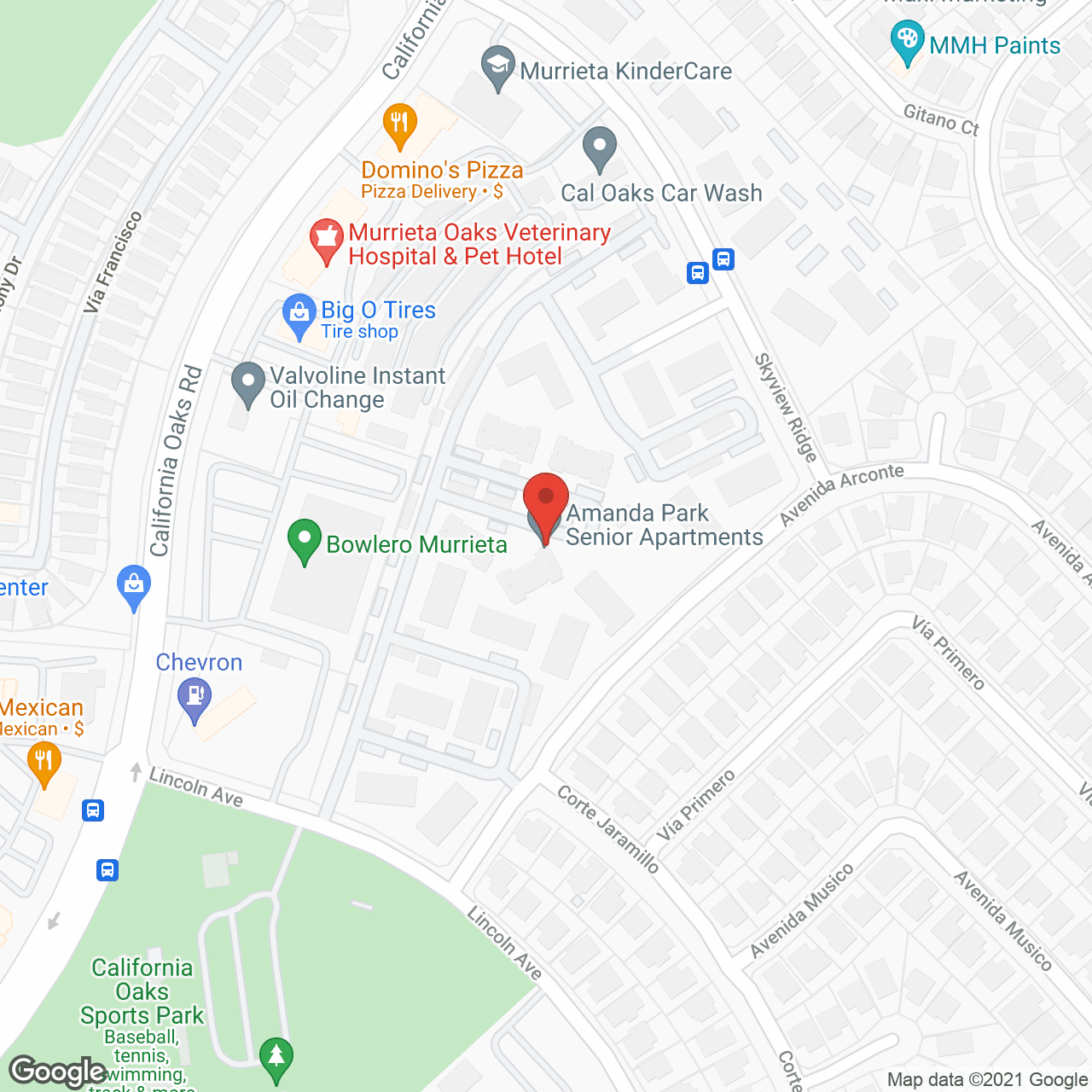 Amanda Park in google map