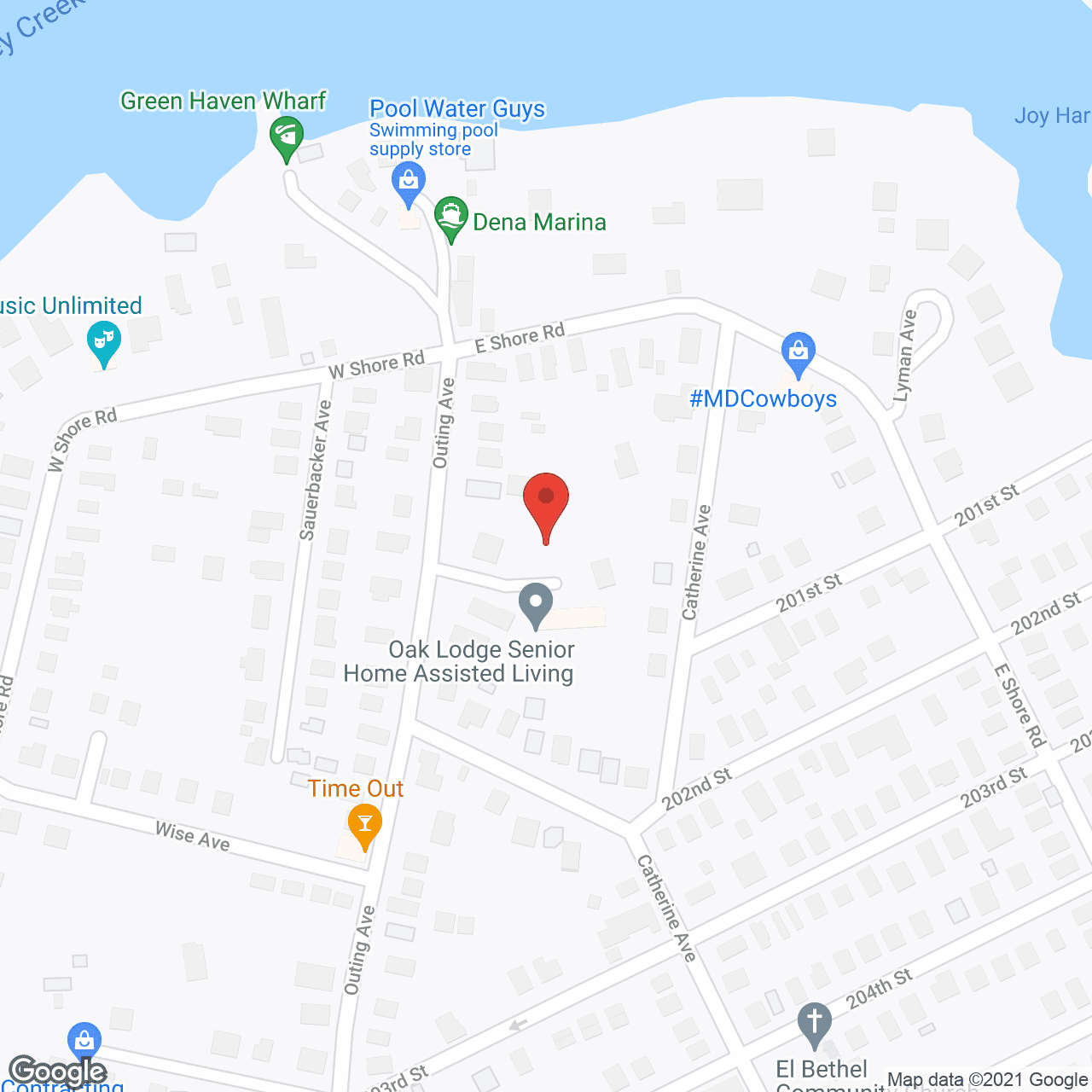 Oak Lodge Senior Home in google map