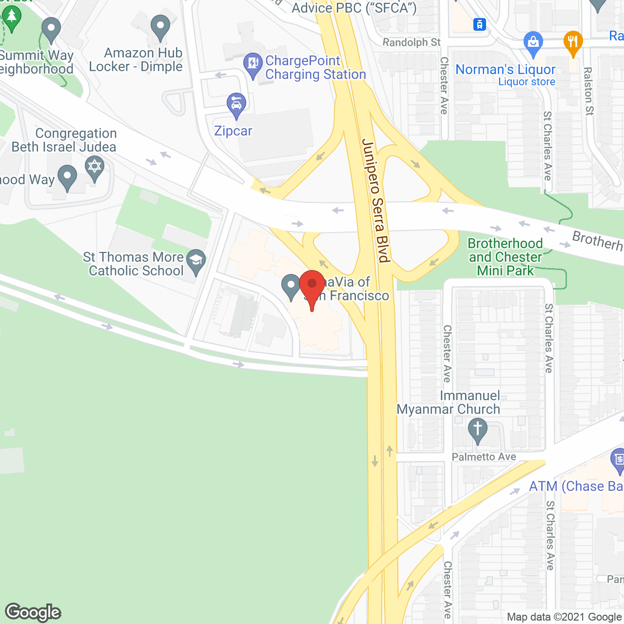 AlmaVia of San Francisco in google map