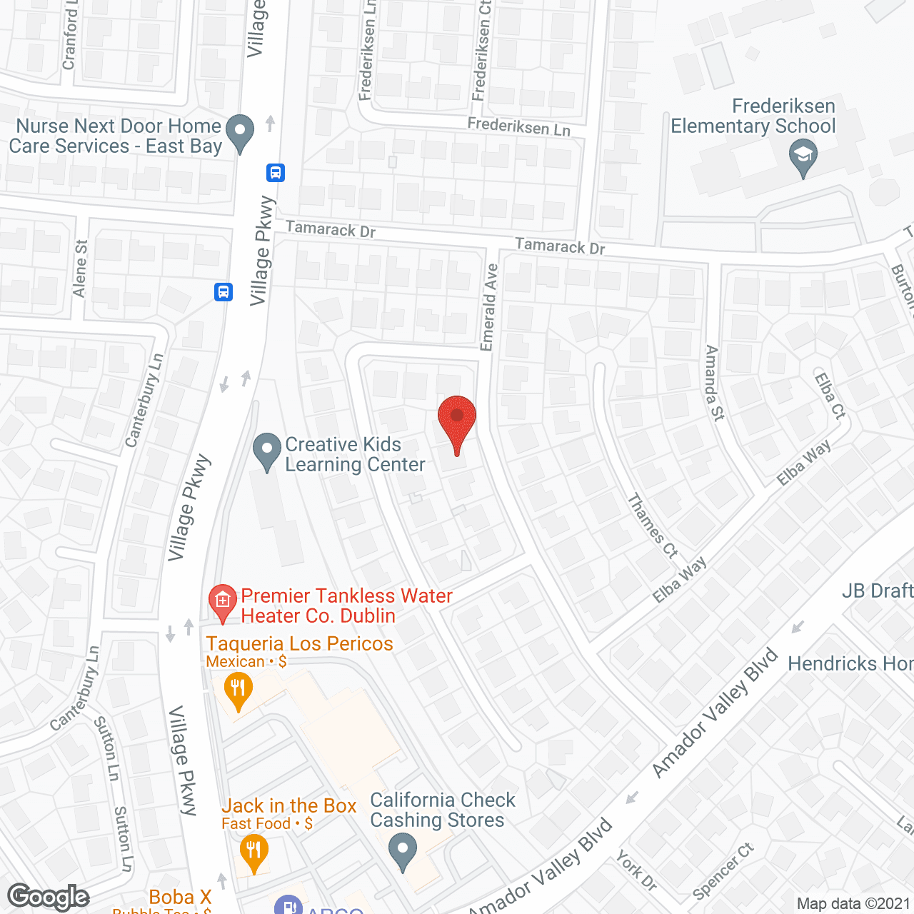 Emerald Home Care Facility in google map