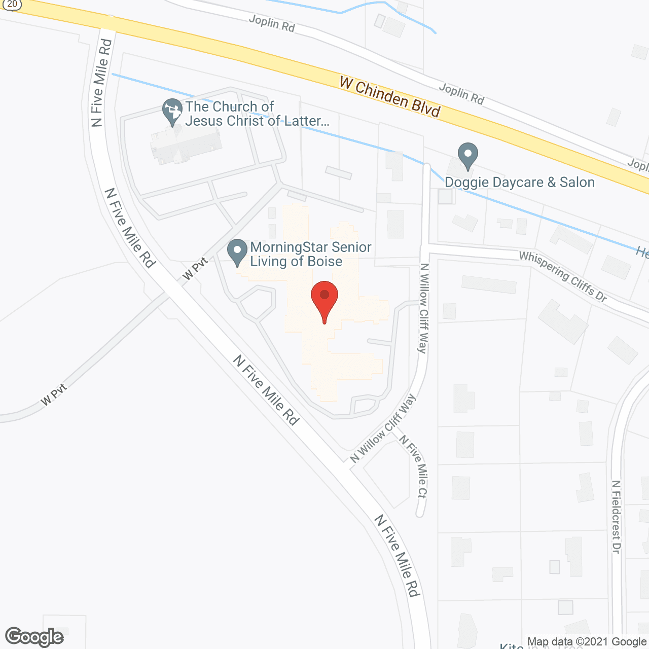 MorningStar Senior Living of Boise in google map