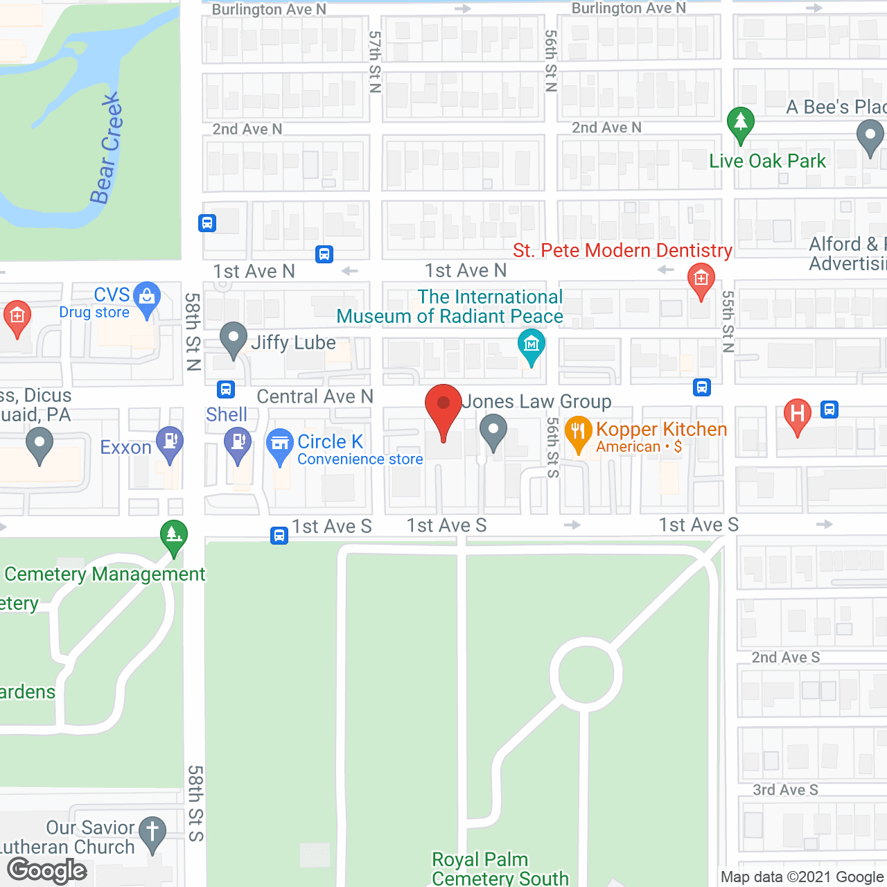 Palms Home Care in google map