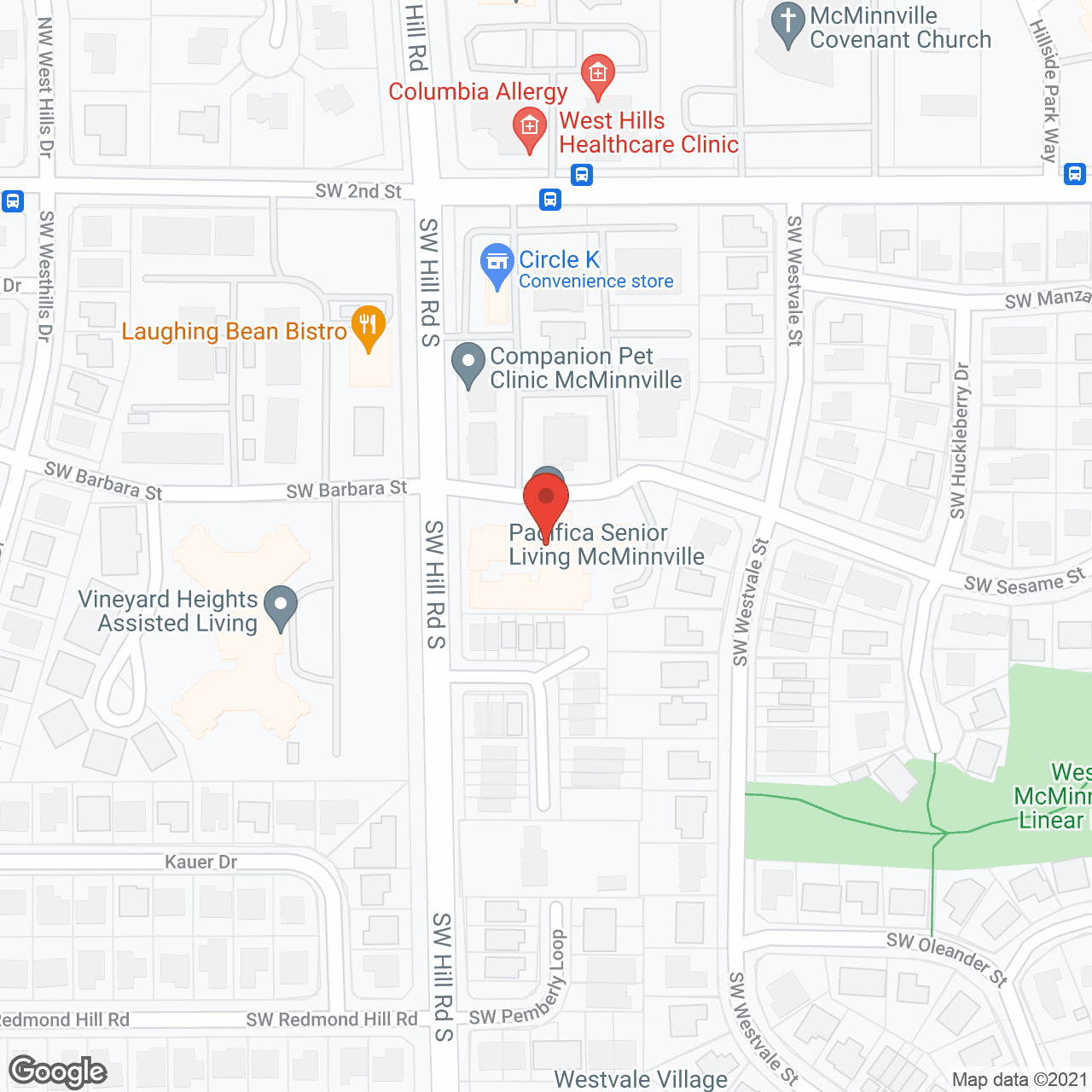 The Hampton Alzheimer’s Community in google map