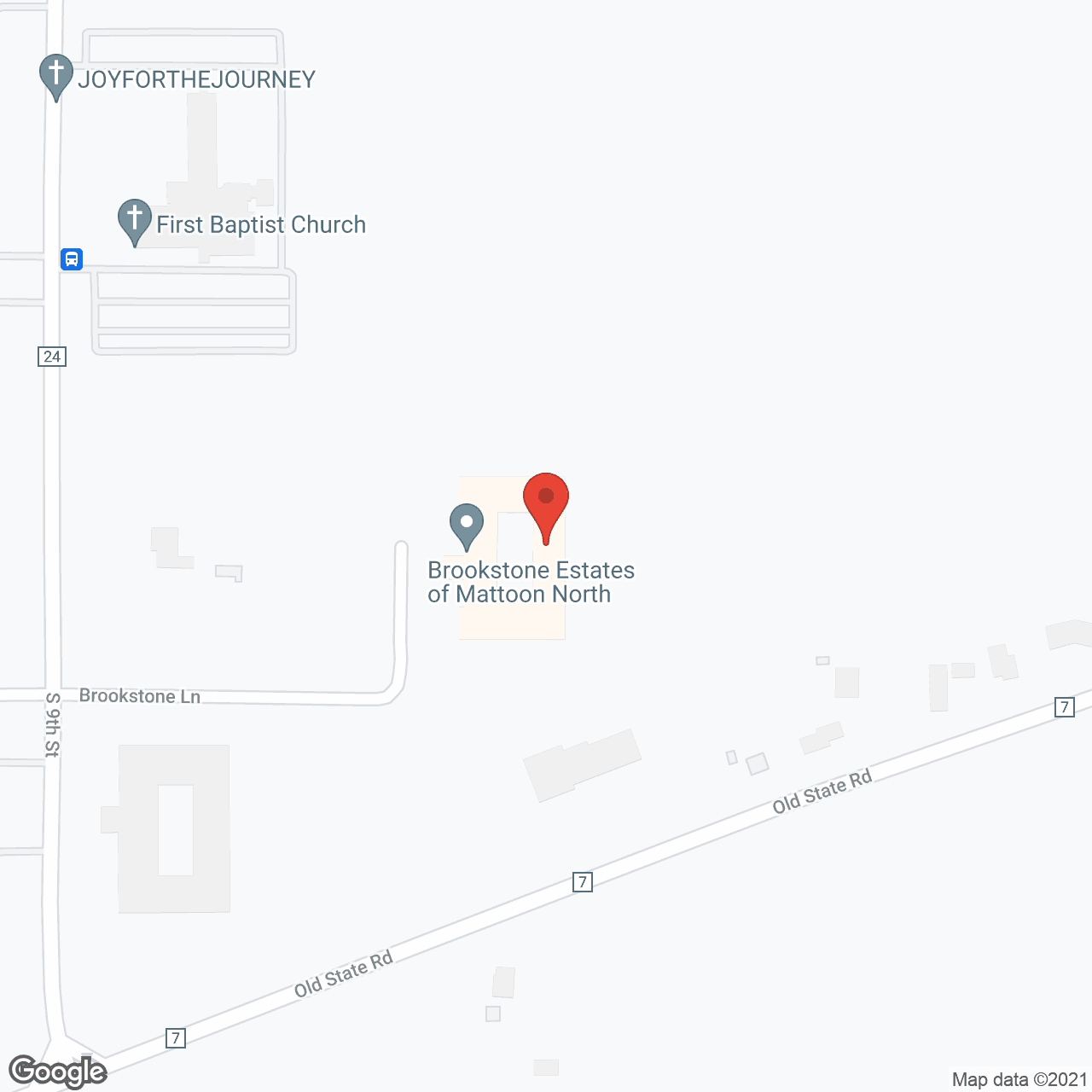 Brookstone Of Mattoon North in google map