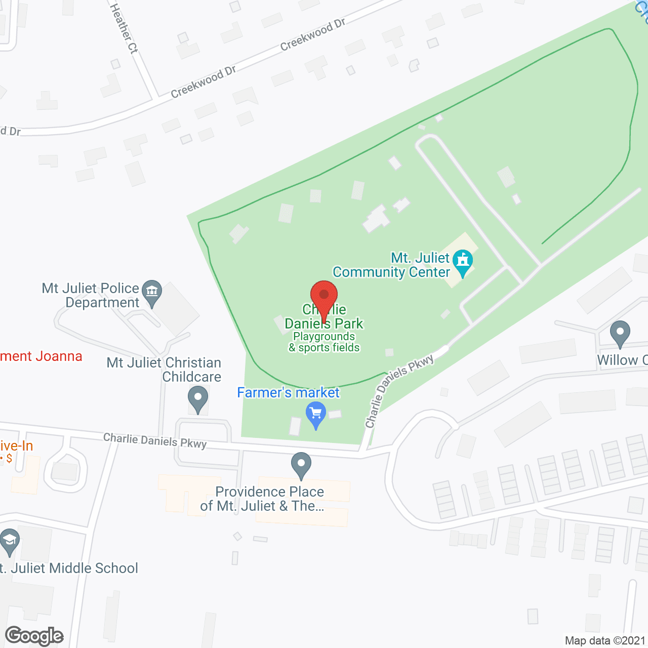 Providence Place Assisted Living in google map
