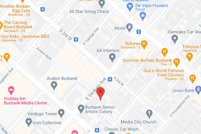 Burbank Senior Artists Colony in google map