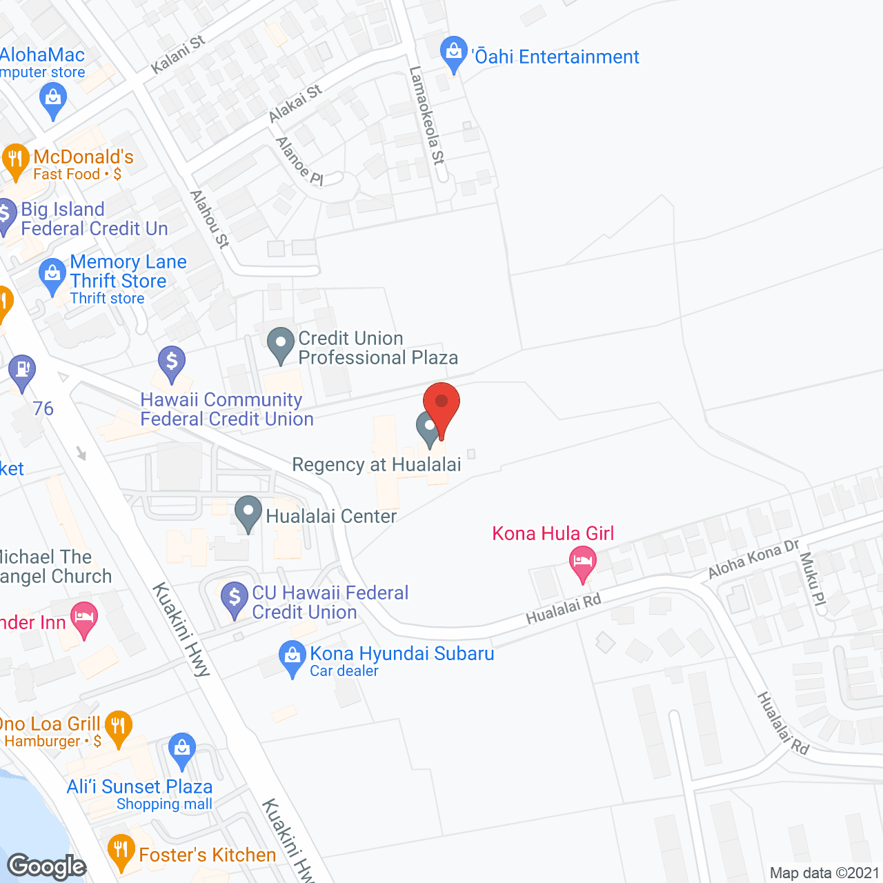 Regency at Hualalai in google map