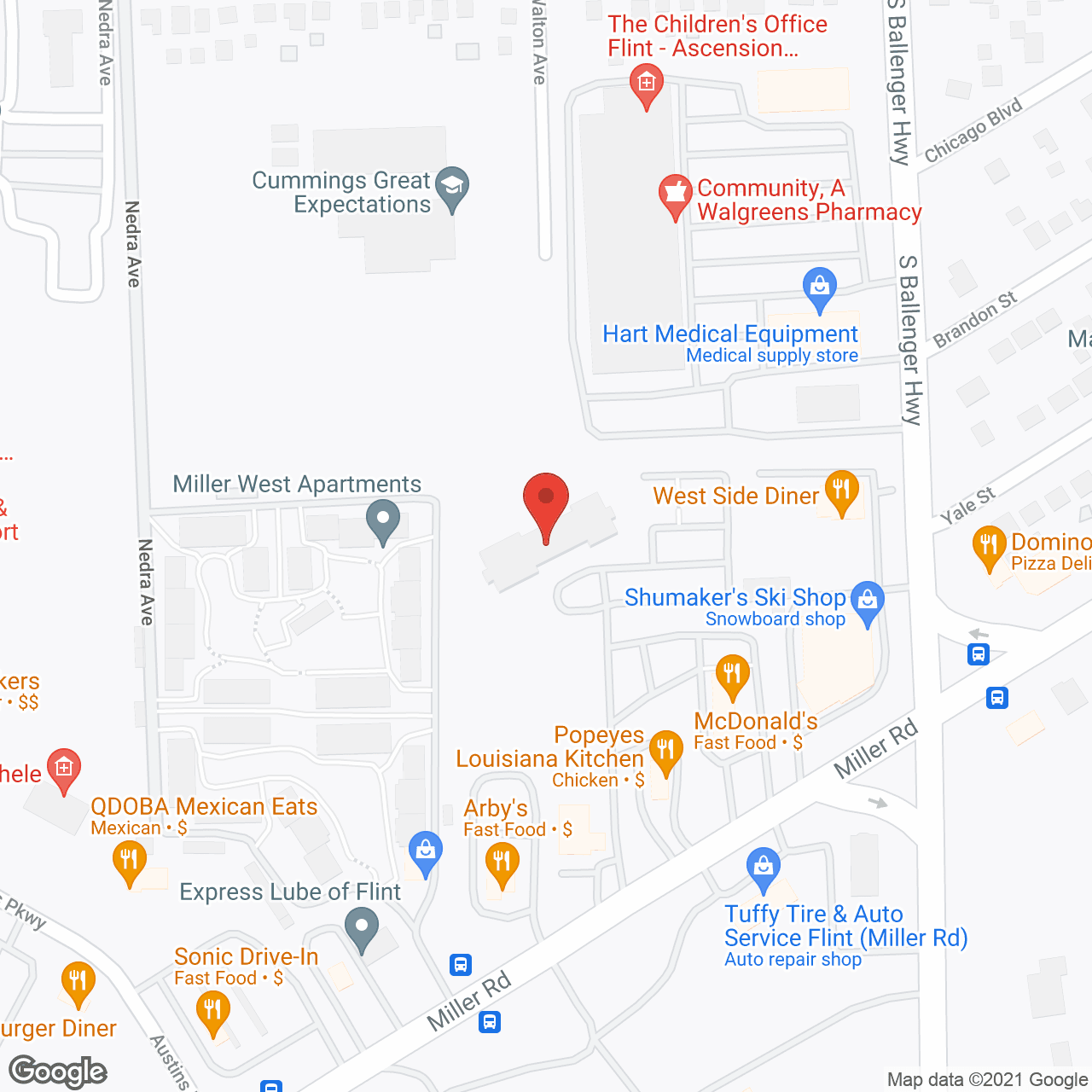 Flint Heights Terrace in google map