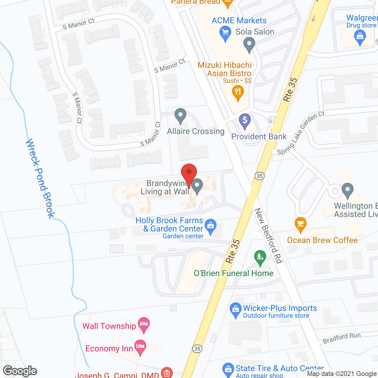 Brandywine Wall by Monarch in google map