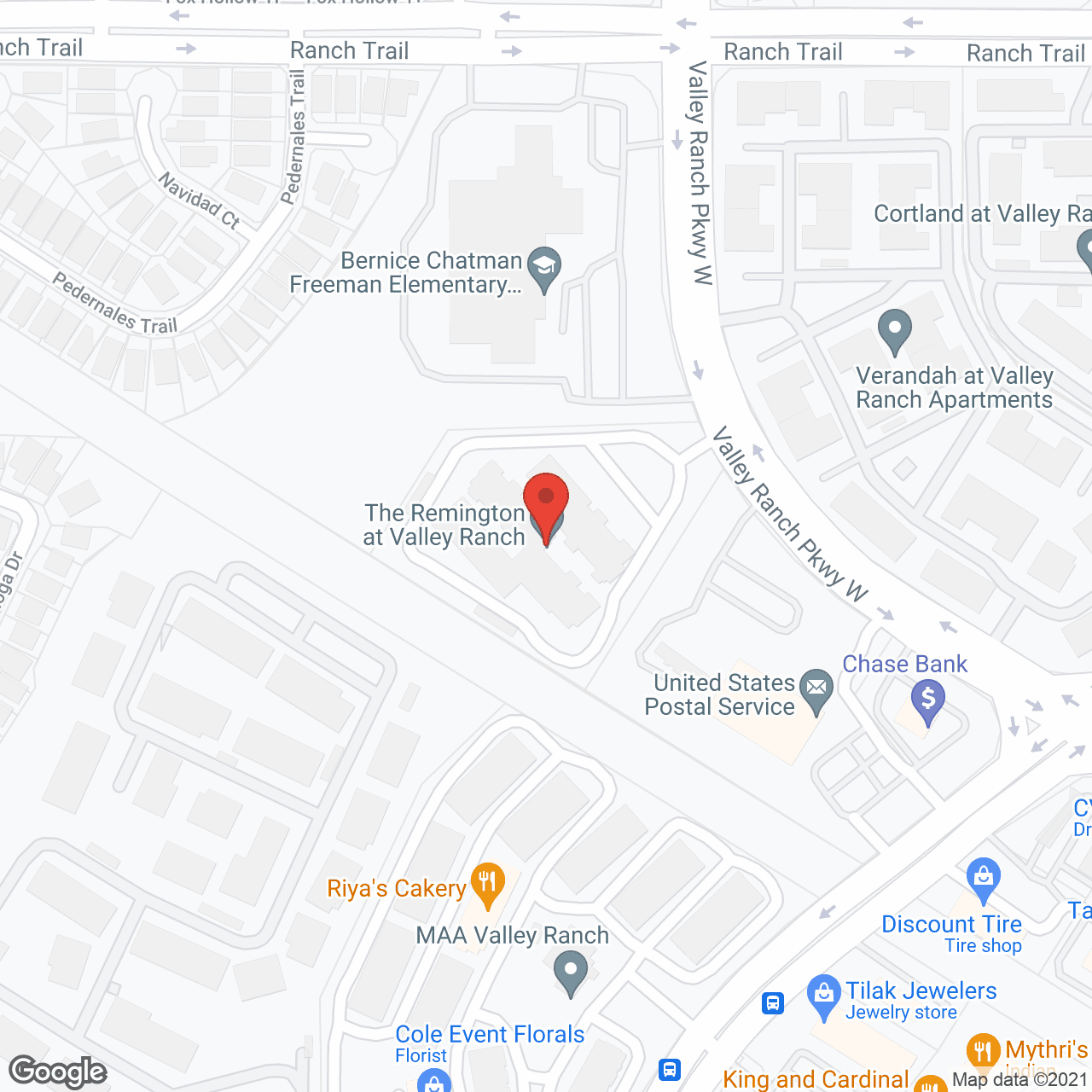 The Remington at Valley Ranch in google map