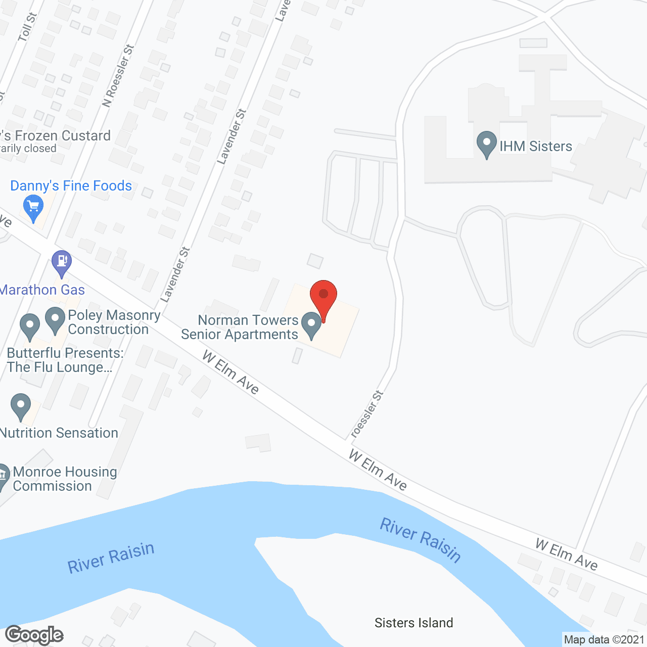 Norman Towers Retirement Residence LLC in google map