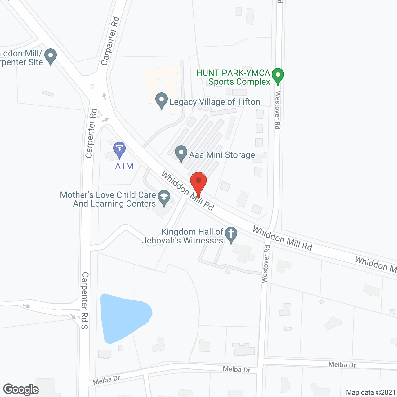 Legacy Village of Tifton in google map