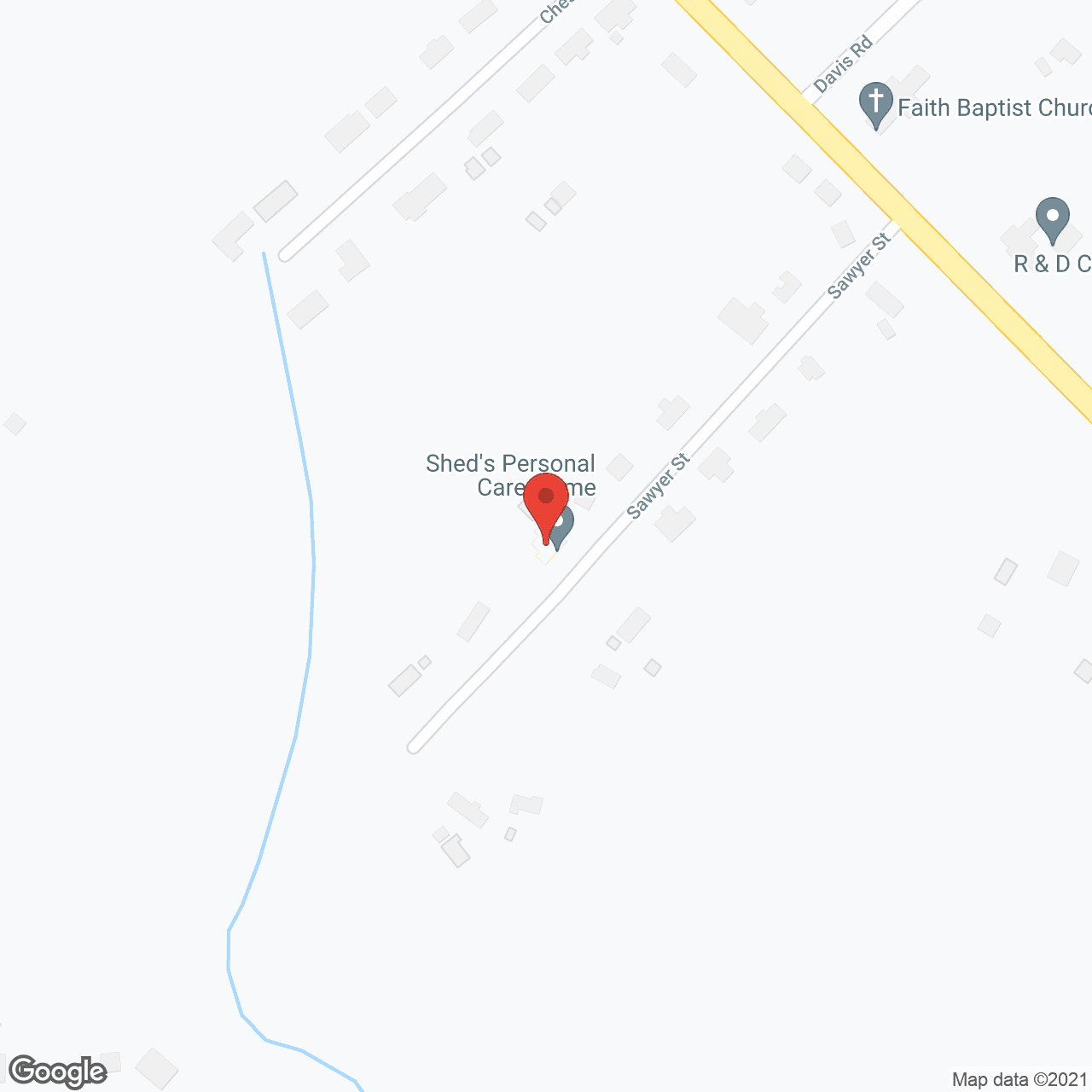 Shed's Personal Care Home in google map