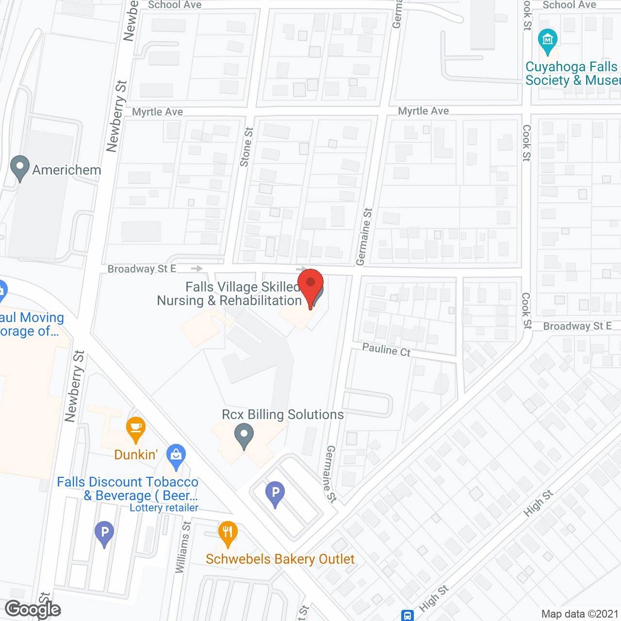 Falls Village Retirement Community in google map