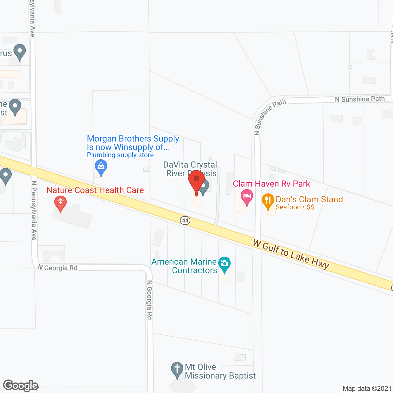 Mederi Home Health Care-Citrus in google map