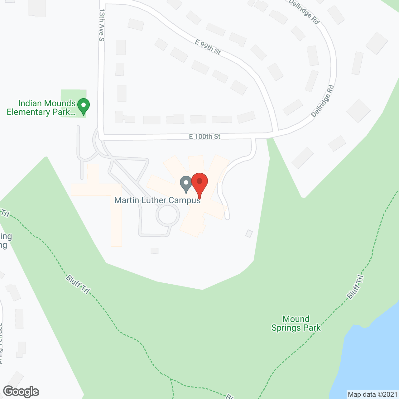 Martin Luther Manor Adult Day in google map