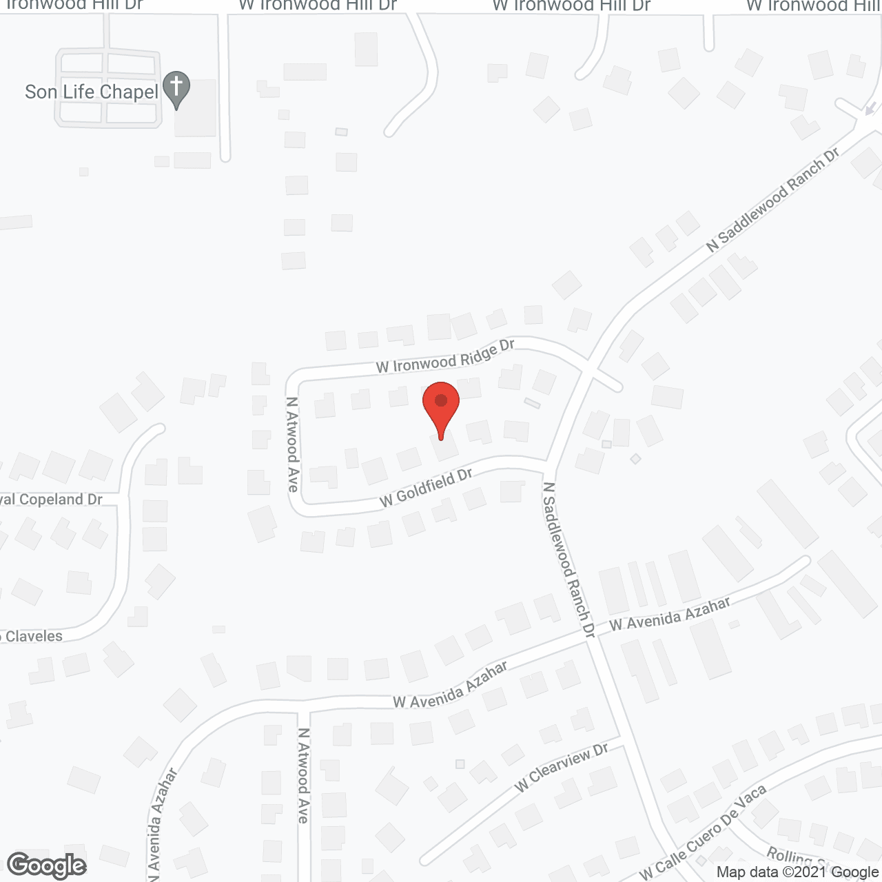Highland Hills Adult Care in google map