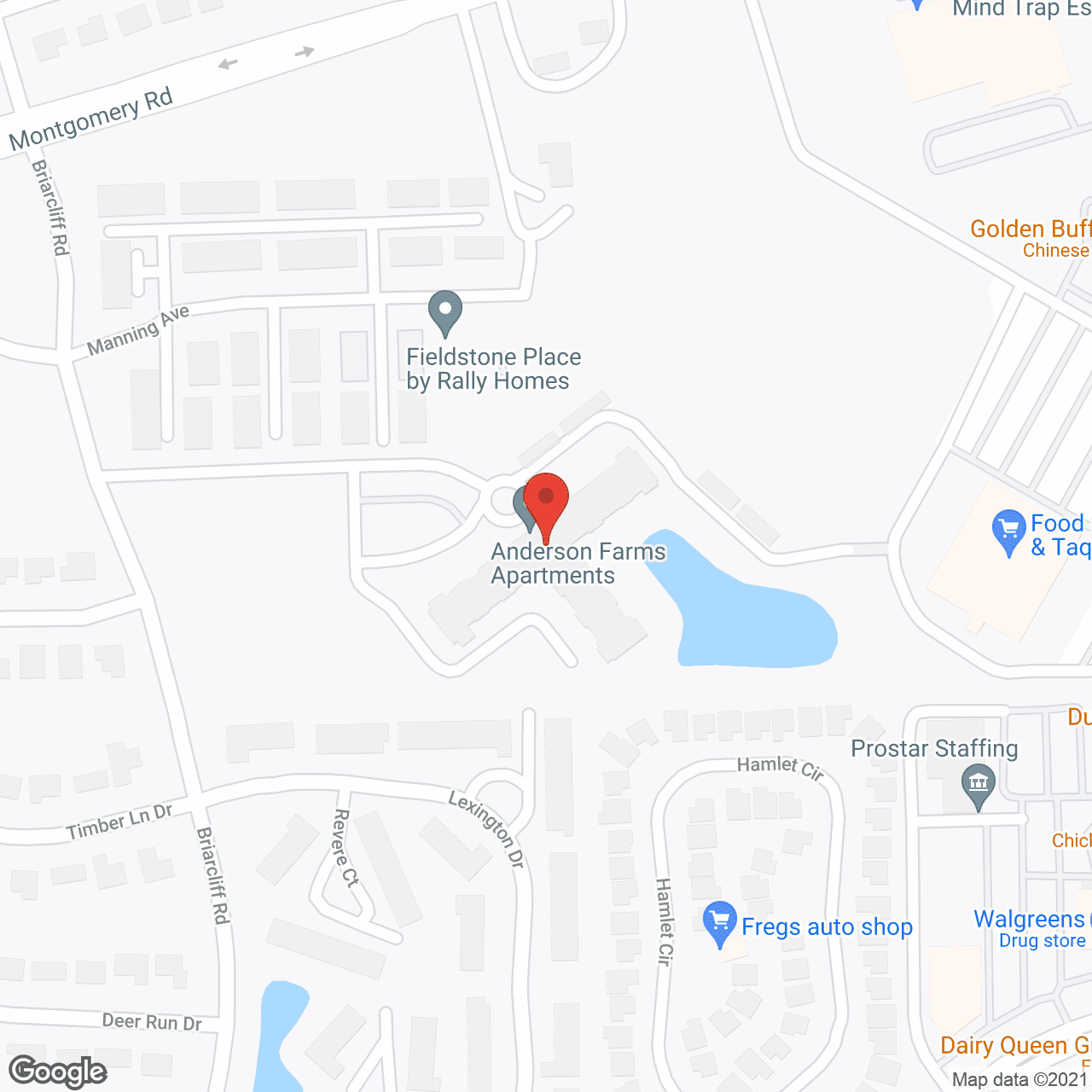 Anderson Farms Apartments in google map