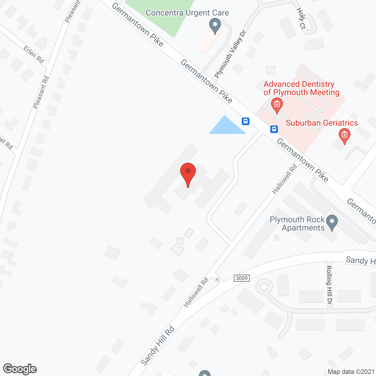 Aristacare at Meadow Springs in google map