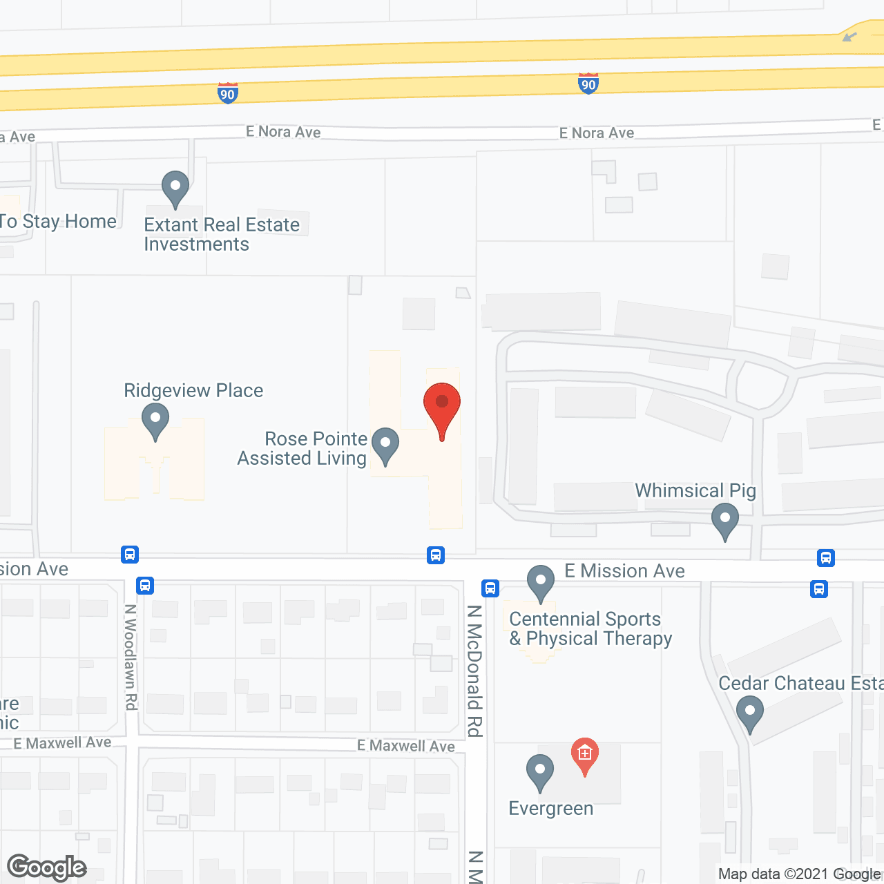Rose Pointe Assisted Living and Memory Care in google map