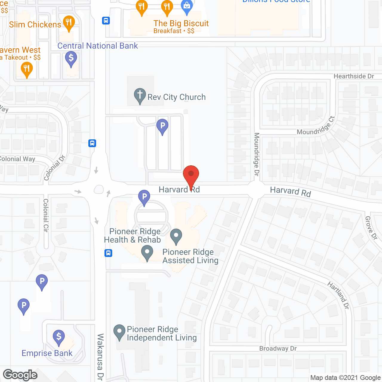 Pioneer Ridge Assisted Living in google map