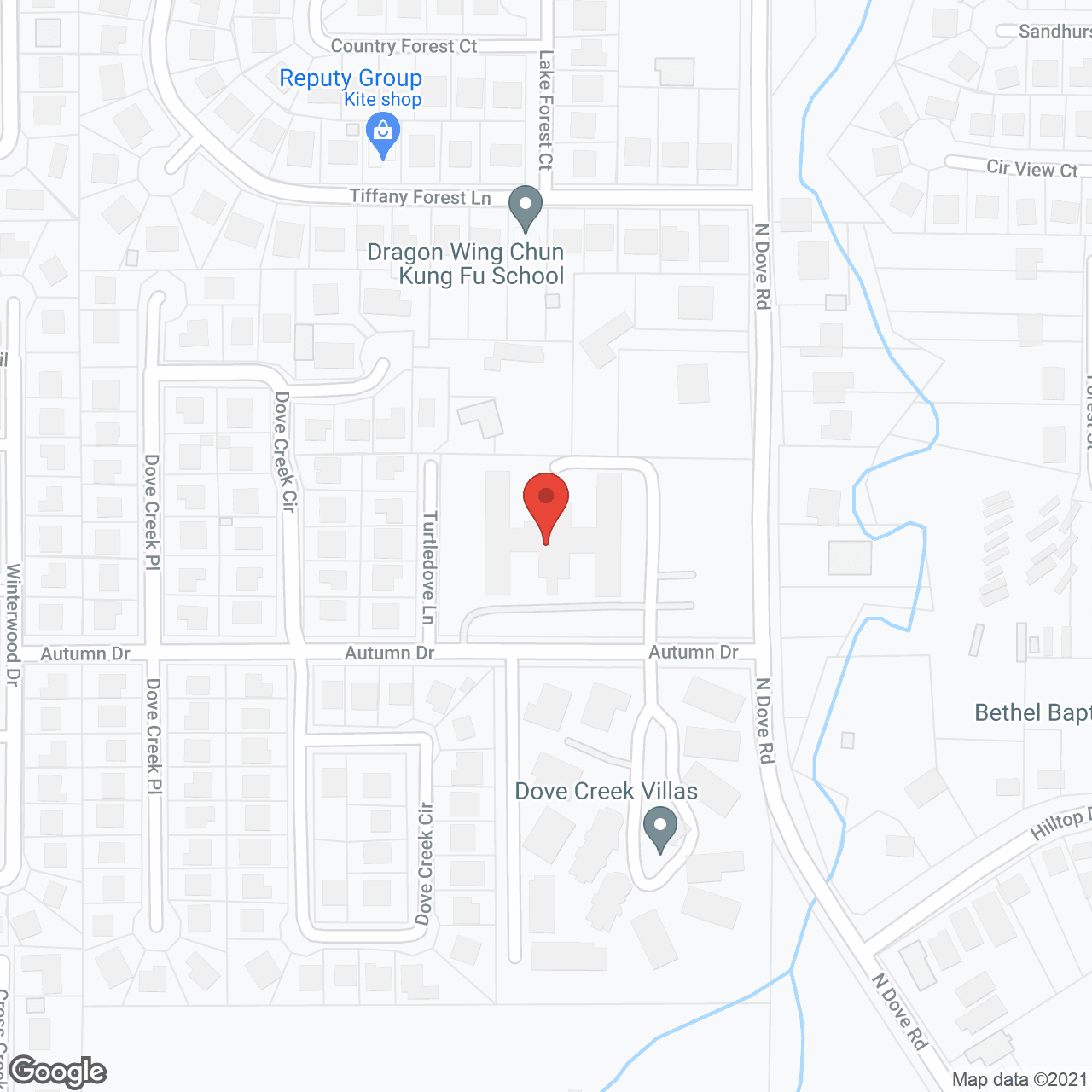 Woodridge Nursing and Rehab in google map