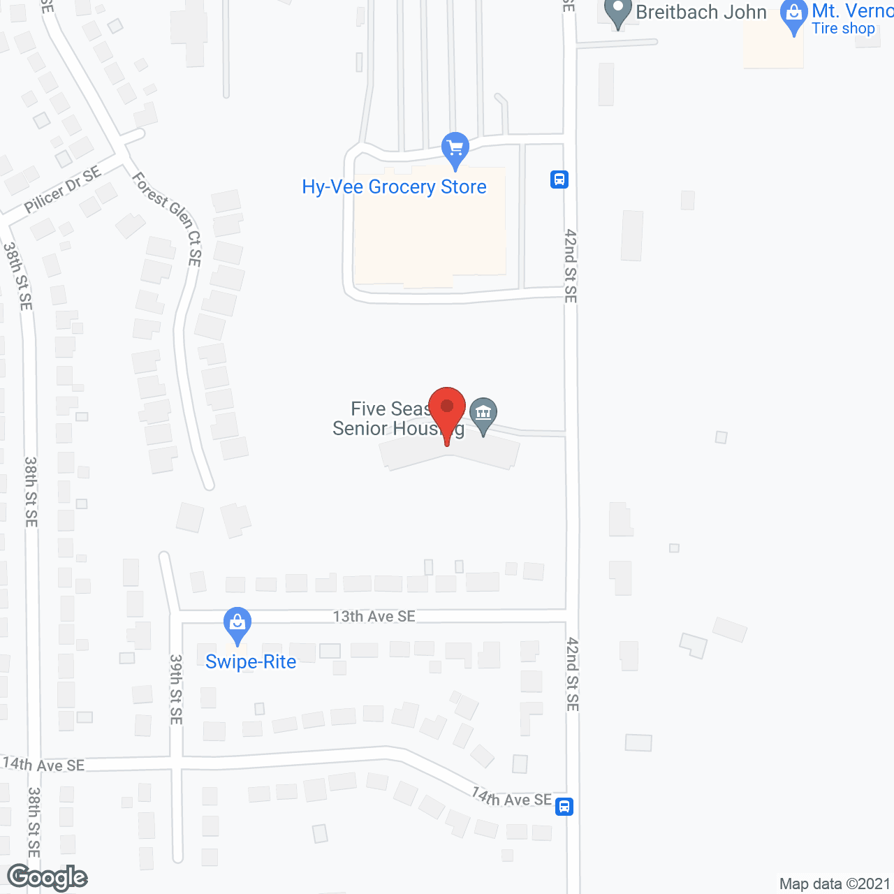 Five Seasons Senior Housing in google map