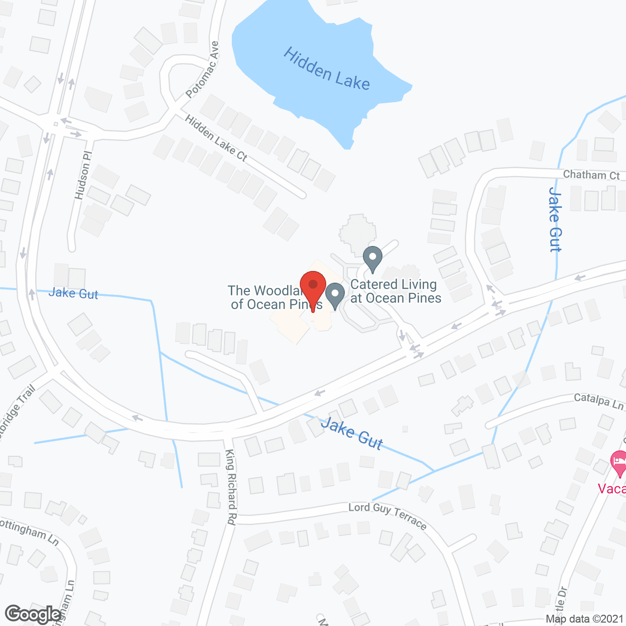 The Woodlands in google map
