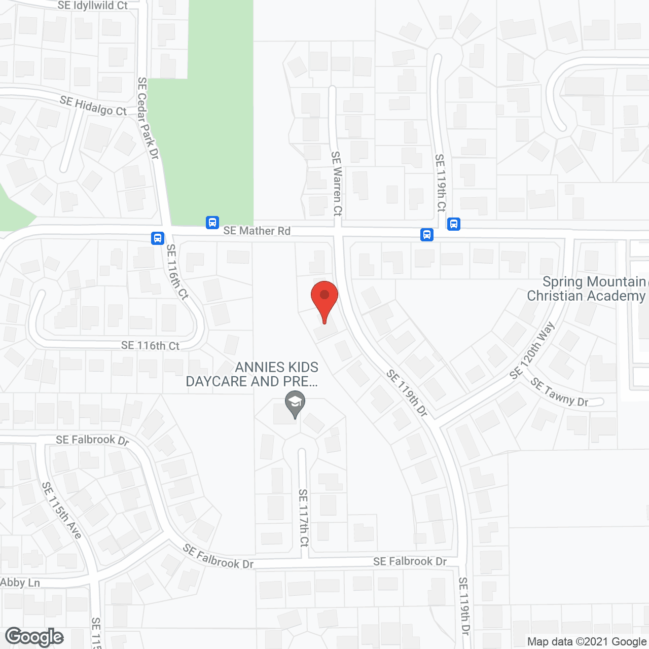Clackamas Adult Care Home in google map