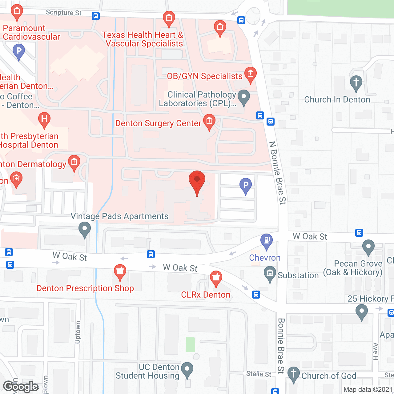 Vintage Assisted Living of Denton in google map