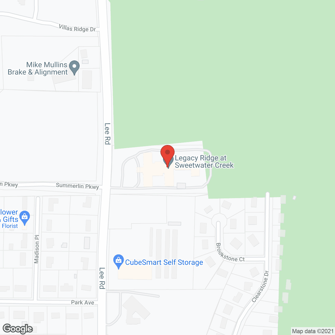 Sweetwater Springs in google map