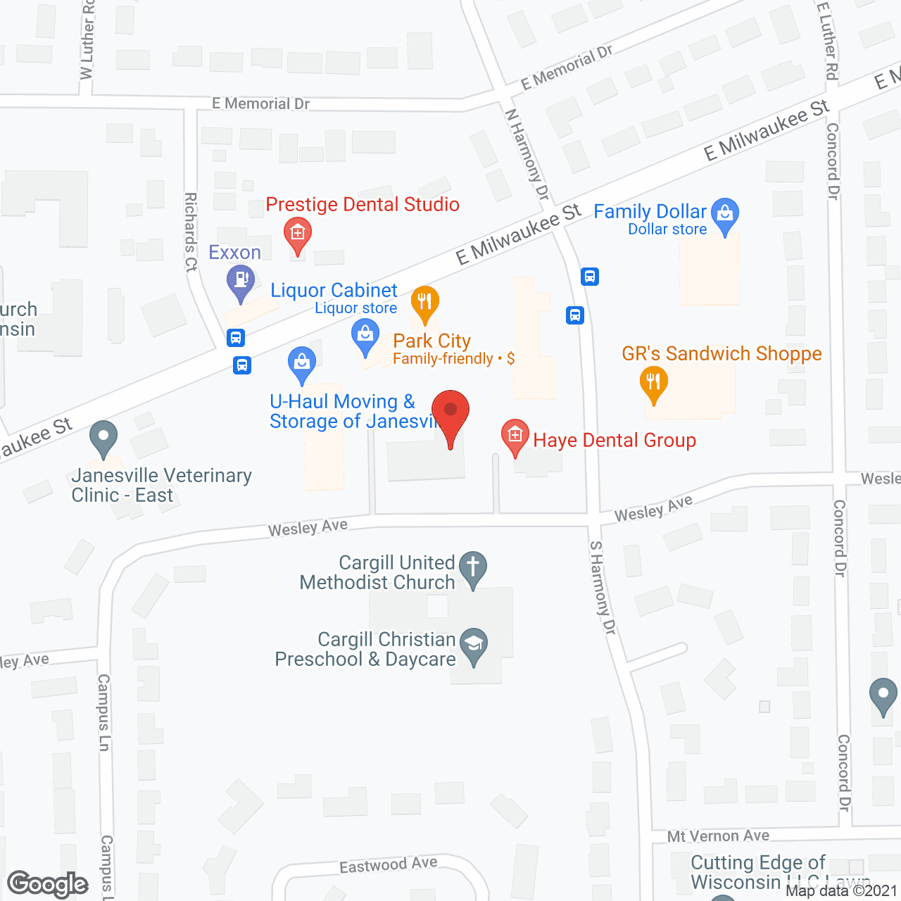 Wesley Avenue Apartments in google map