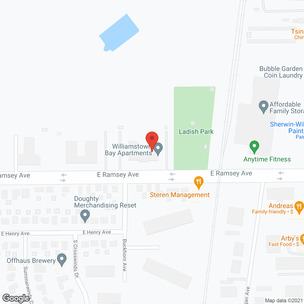 Williamstown Bay - Cudahy III in google map