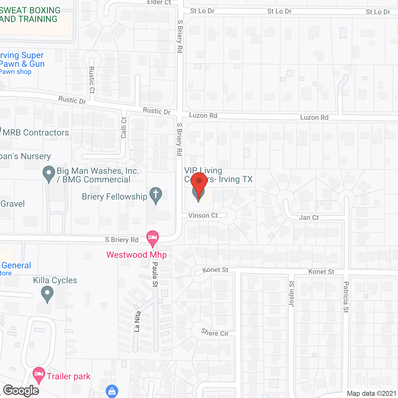 VIP Living Centers, LLC in google map