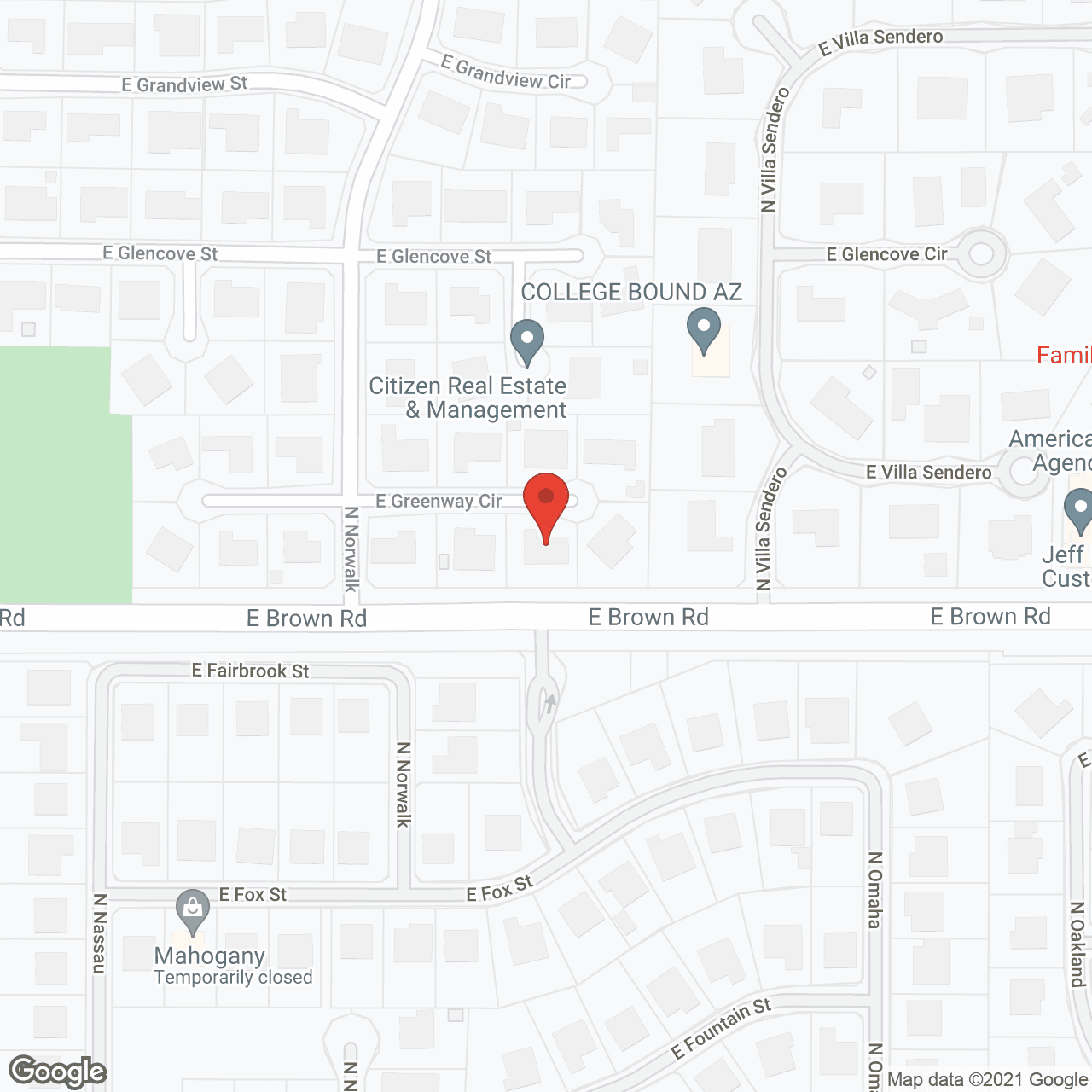 Assisted Senior Living Care in google map