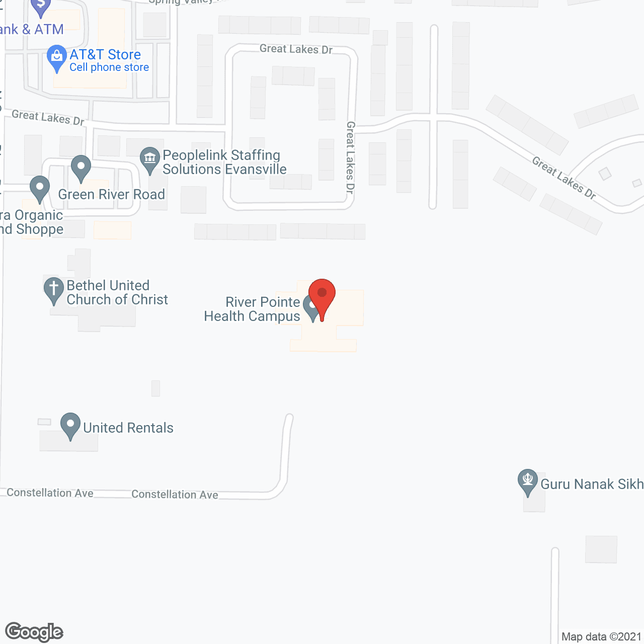 River Pointe Health Campus in google map