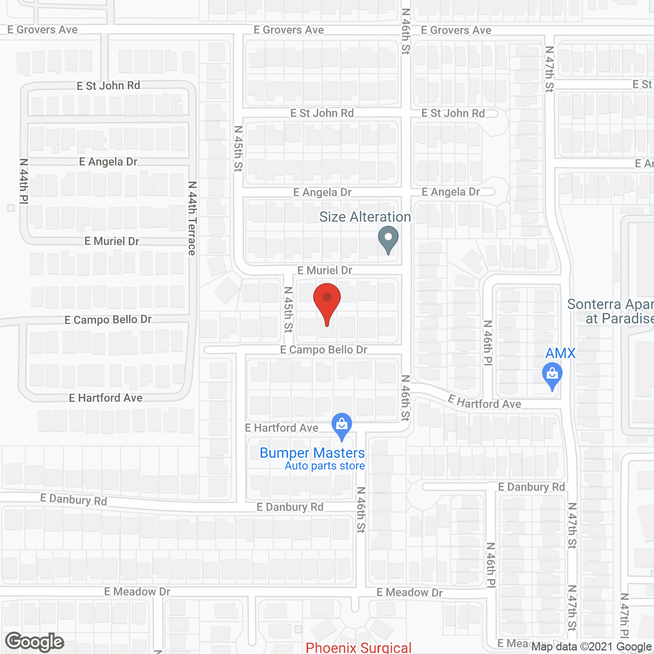 Danbury Adult Care Home in google map