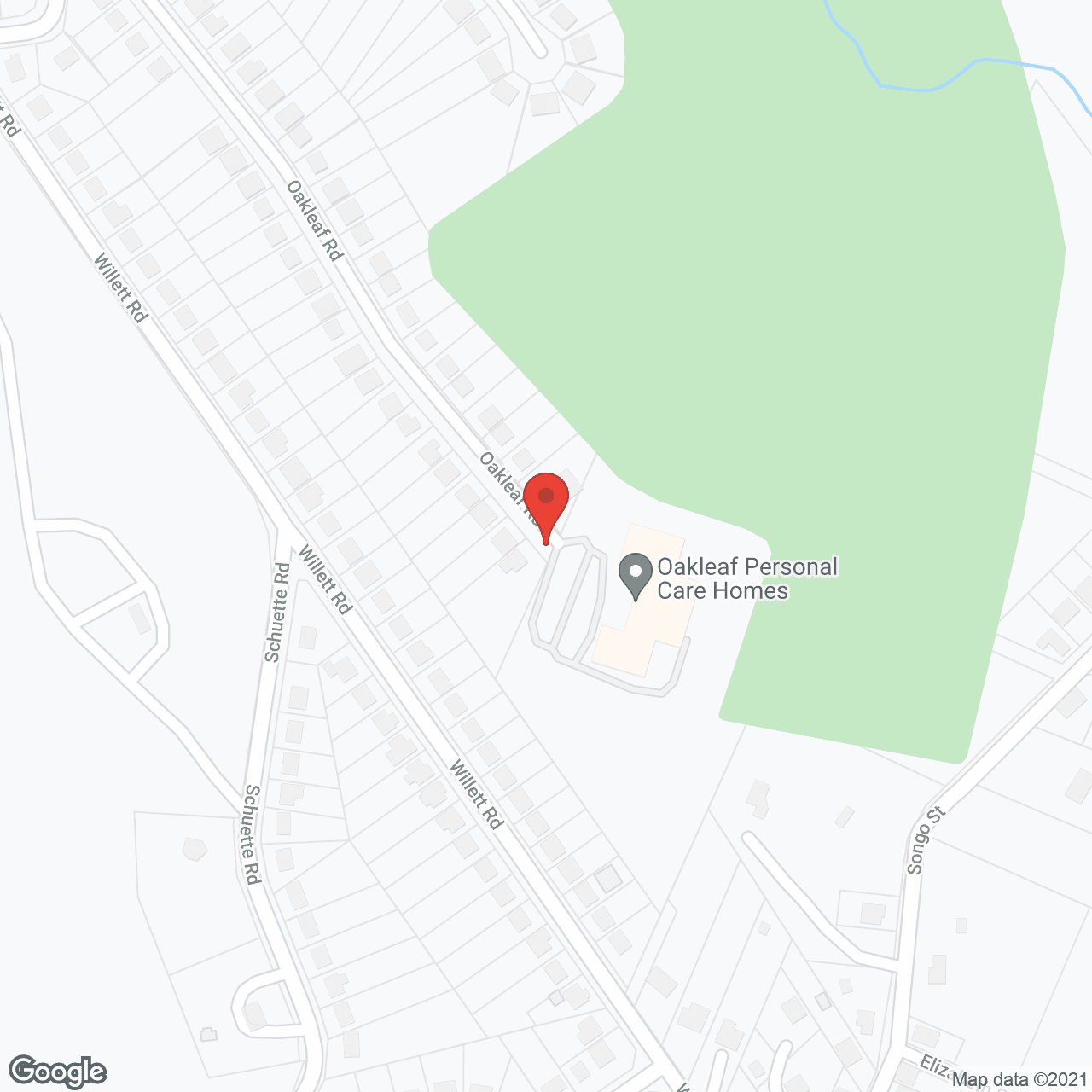 Oakleaf Personal Care Home in google map