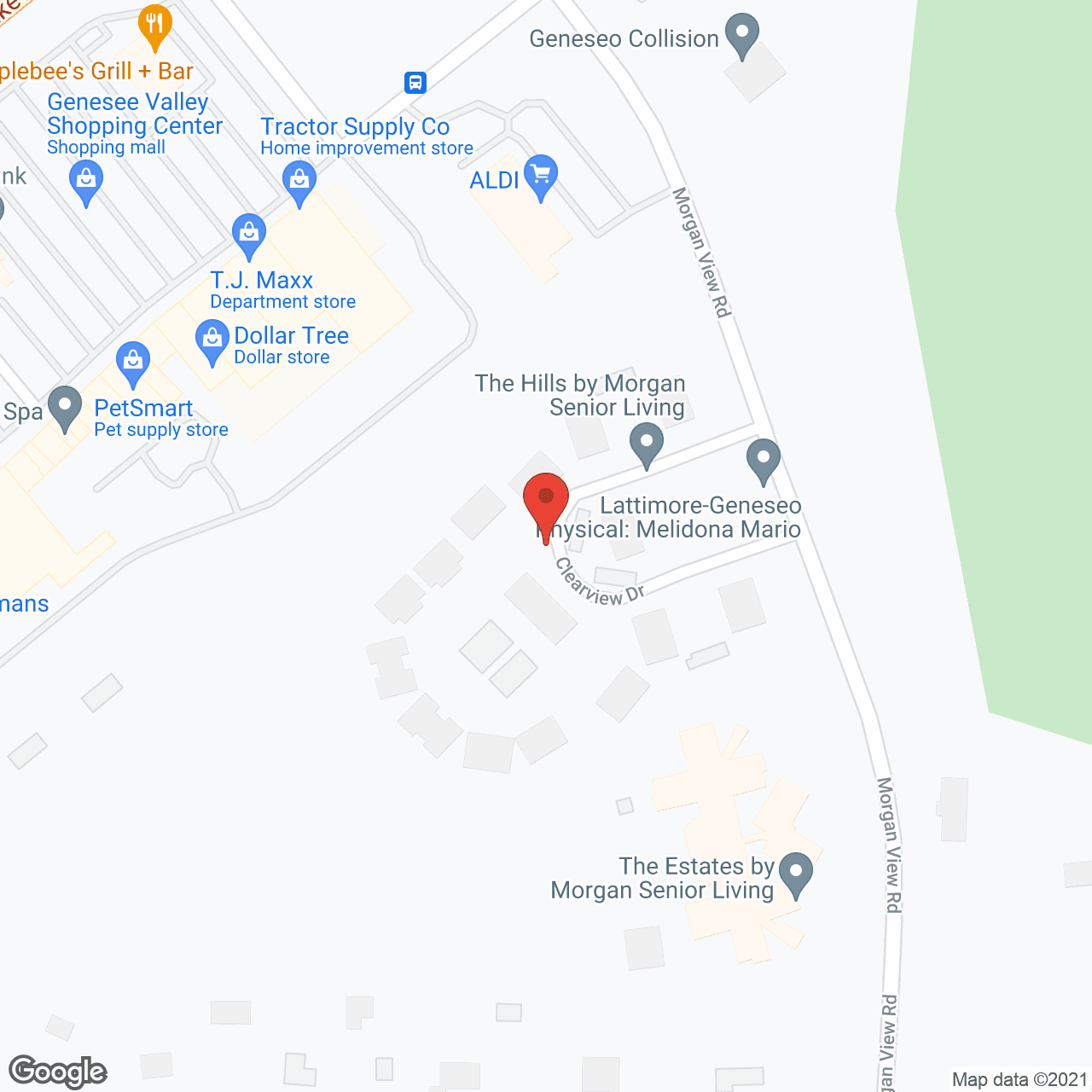 Morgan Estates Senior Apartments in google map