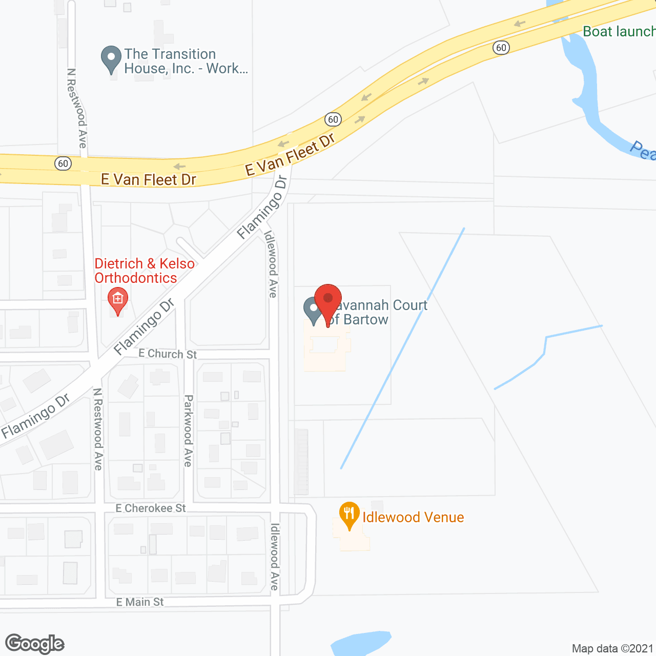 AUS Senior Living in google map