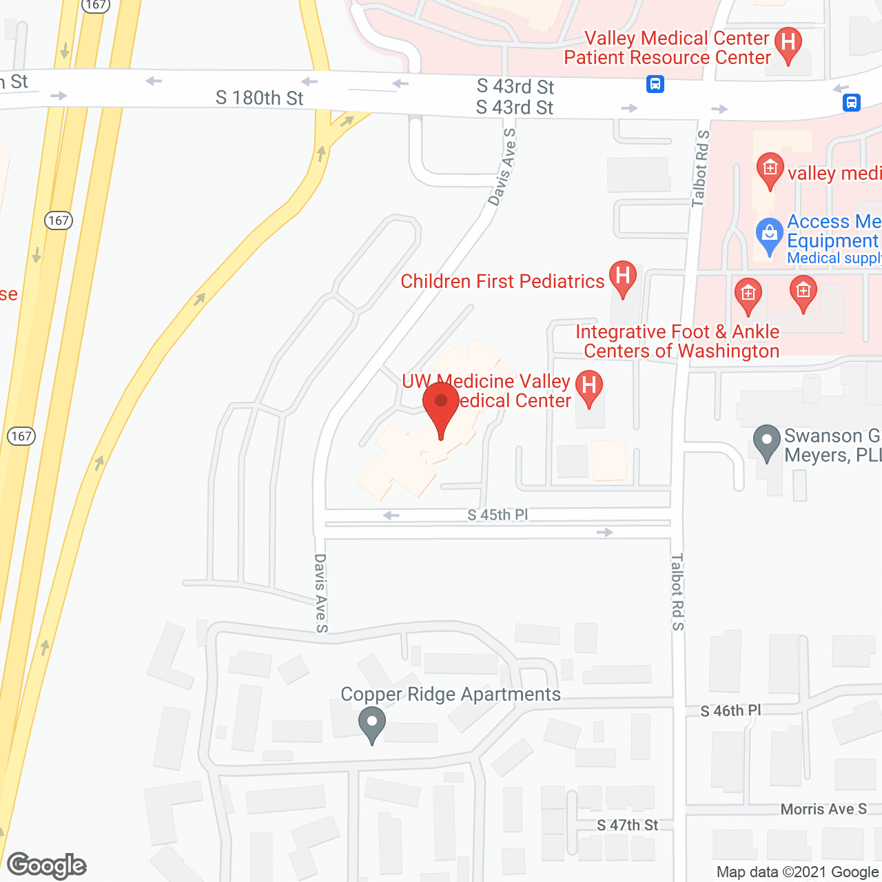 Chateau at Valley Center in google map