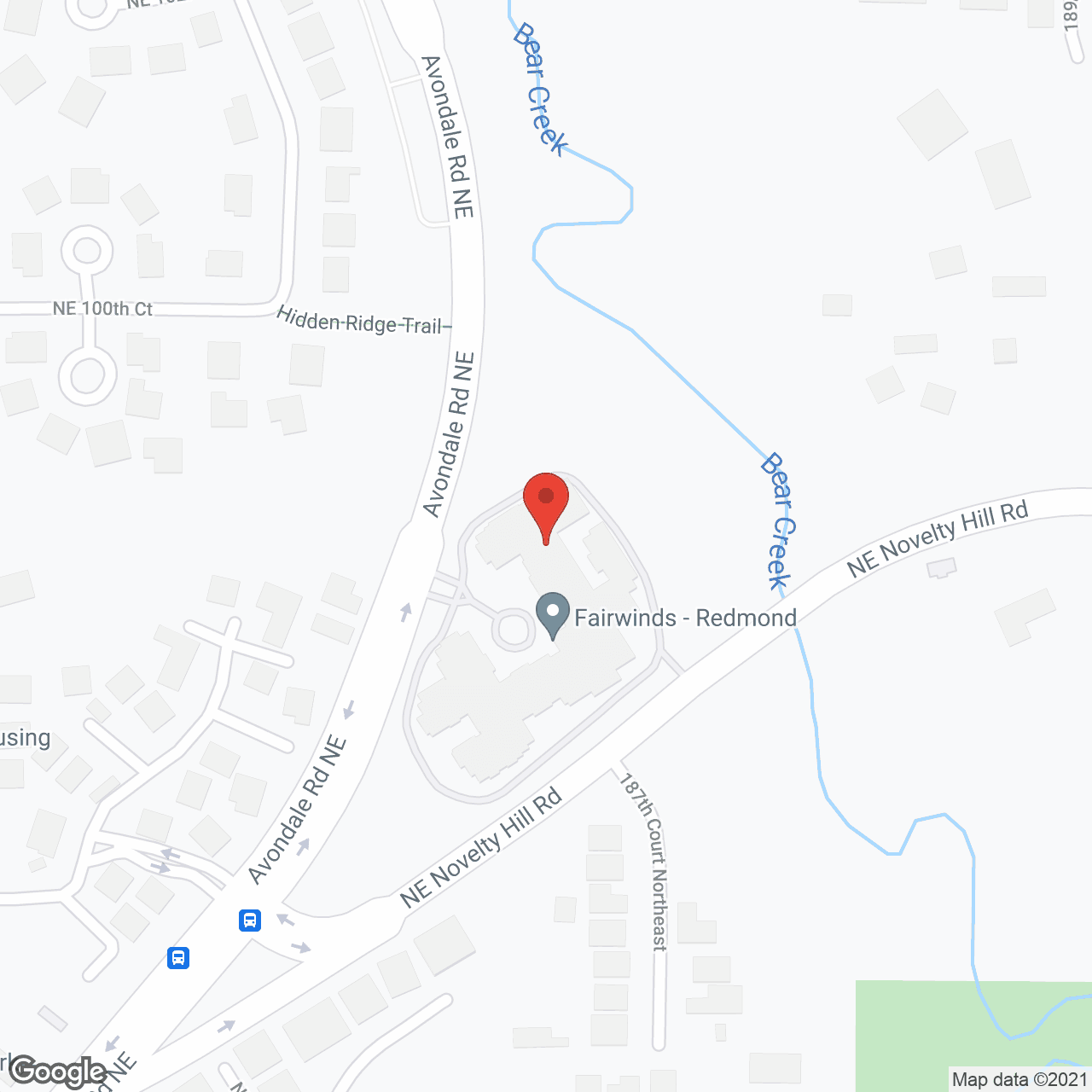 Fairwinds - Redmond in google map