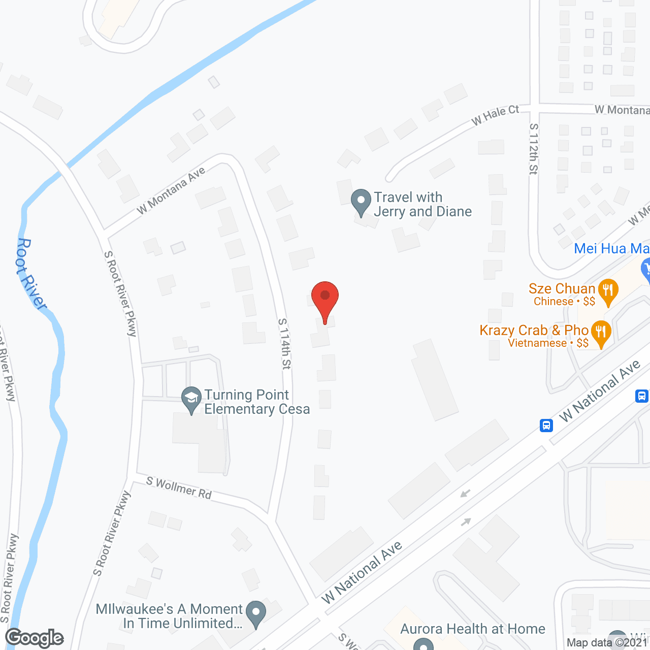Autumn Villa in google map
