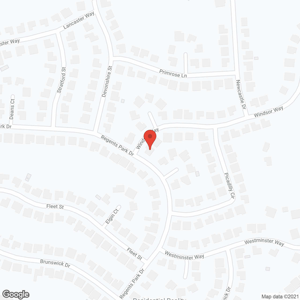Regent Park Family Home in google map